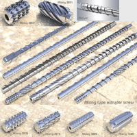 Extruder screw barrel