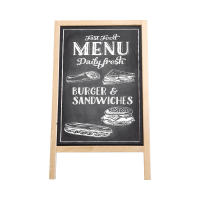 60*90 WOODEN MENU BOARD