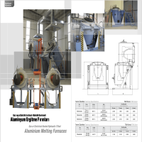 Gas & Electric Heated Crucible, Hydraulic Tilting Melting Furnaces