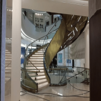 Hotel,Grand Market Glass Stairs