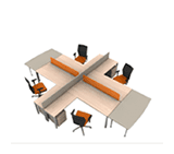 GROUP STUDY DESKS