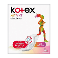 KOTEX GÜNLÜK PED ACTIVE 32'LI