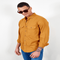 Mustard Double Pocket Shirt