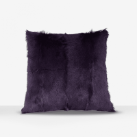 Feathered Leather Pillow