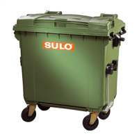 Four Wheel Waste Collection Plastic Large Size Garbage Container