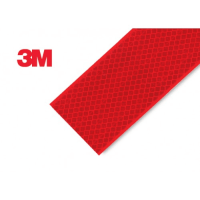 3M HARD FLOOR RED REFLECTIVE STRIP MARKING 983 DIAMOND GRADE