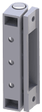 75 mm PVCu Door Butt Hinge