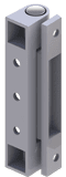 80 mm PVCu Door Butt Hinge