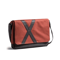 WOMEN'S BRICK COLOR REDISTIC SHOULDER BAG