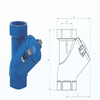 THREADED BALL CHECK VALVE