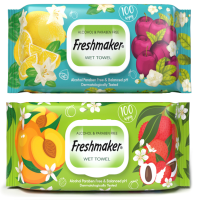 FRESHMAKER FRUIT WET WIPES 100 pcs WITH FLIPTOP