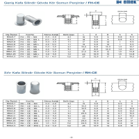 Cylinder Body Closed (Sealed) Nut Rivets