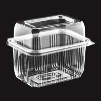 500 CC CHEESE CONTAINER WITH TRANSPARENT PLASTIC LID