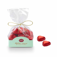 Milky Gianduja Filled Mini Heart Chocolate Red Gilded 200g Gluten Free