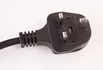 Grounded British Type Plug Cable