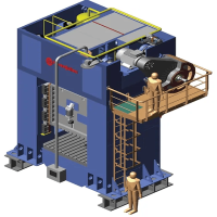 H Type High Tonnage Partial 630 Ton Press