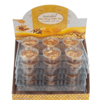 Small Transparent Plastic Container Honey 75 gr