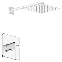 BUILT-IN SQUARE ONE WAY SHOWER BATTERY SET