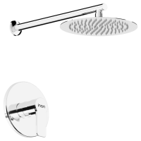 BUILT-IN ROUND ONE WAY SHOWER BATTERY SET