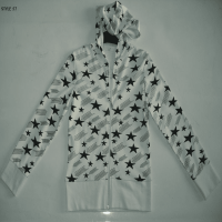 Starry Hooded Black Men's Sweat Shirt