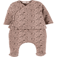 Baby Girl Printed Bodysuit Set