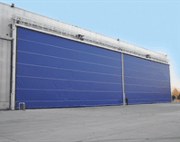 Up Folding Hangar Doors