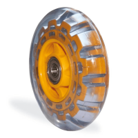 POLYAMIDE 6 RIM, PLASTIC (PVC) TREAD, WITH BALL BEARING WHEEL