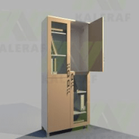 Teacher's Cabinet With Glass Door