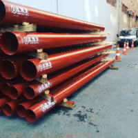 Epoxide Covered Steel Pipes