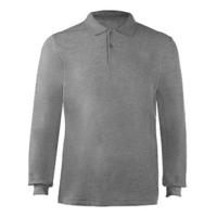 Polo Collar Sweatshirt Work Wear