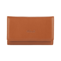 Genuine Leather Tan Women Wallet