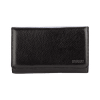 Genuine Leather Women's Black Wallet