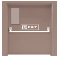 Glazed Fire Exit Door