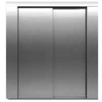 Automatically Opening Elevator Door