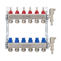 Connection Stainless Steel Manifold Set with Flow Meter Collector