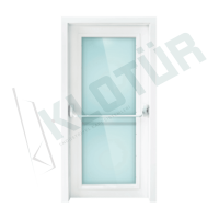 Stainless Steel Escape Door Fire Exit Door Full Glazing Aluminum Fully Glazed Door Manufacturer