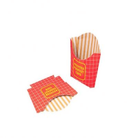 Potatoes In Paper Box Snack Fast Food Takeaway