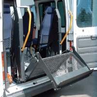 Hydraulic Wheelchair Platform Accessible Lift Hoist For Cars And Vans