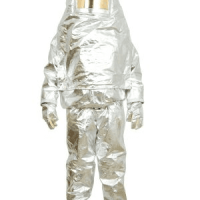 500 Degree Heat Resistant Aluminized Suit Fireproof Clothes Safety Apparel Firefighters