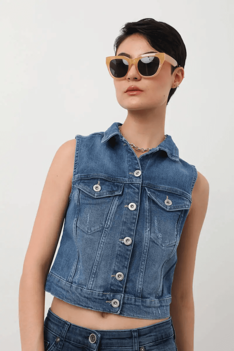 Banny Jeans Light Blue Women’s Vest