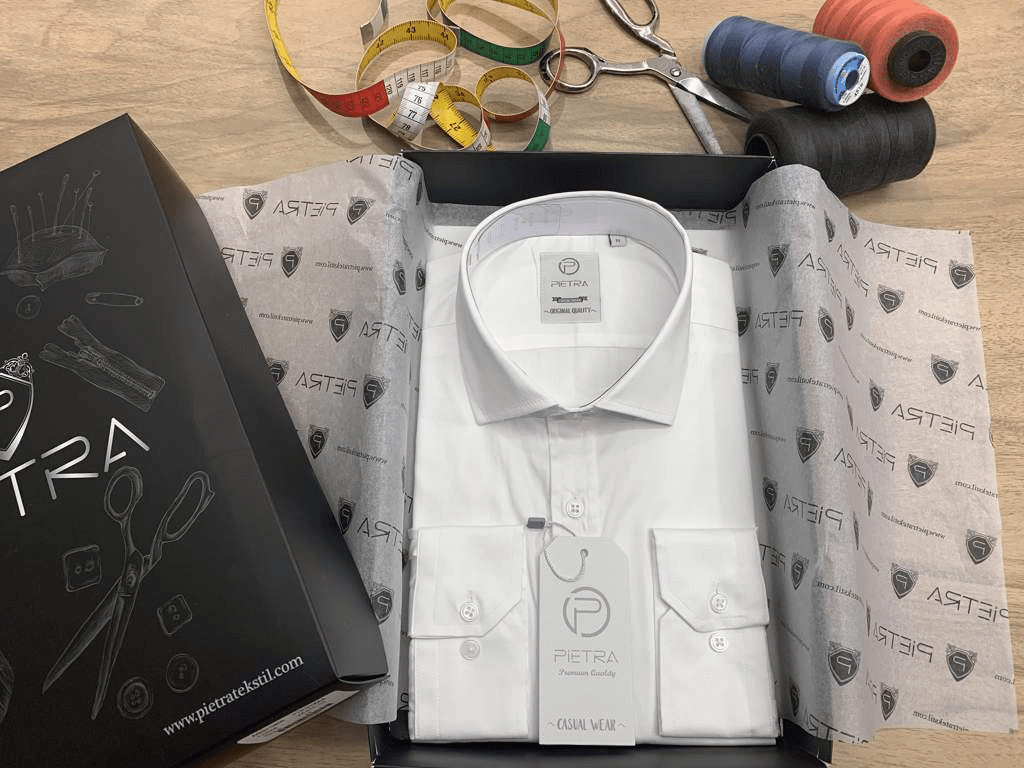 White Satin Men's Shirt