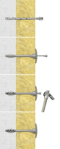 Thermal Insulation Dowels - Concrete Dowels with Steel Nail