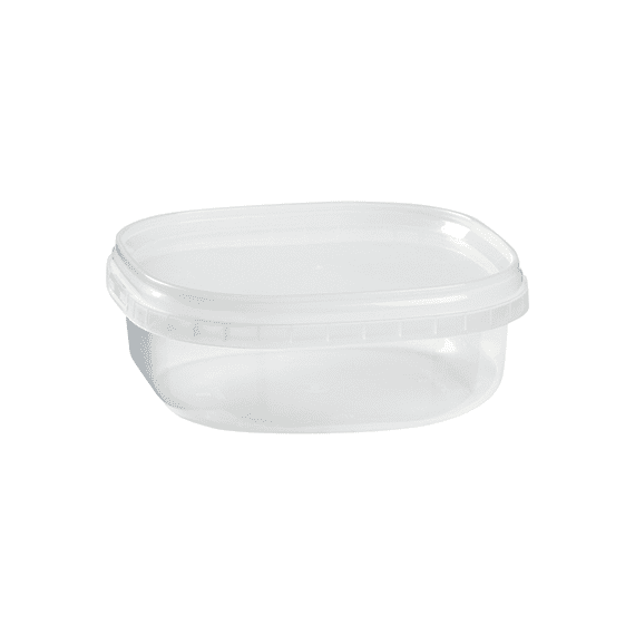 Square Plastic Clear Container With Lid