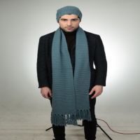 Men's Hat Scarf Set