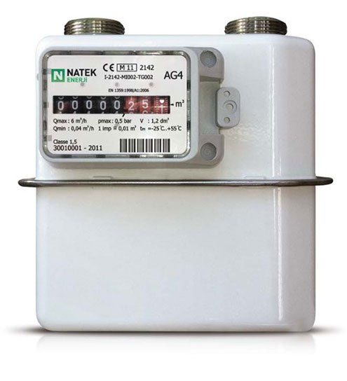 Residential Type Diaphragm Gas Meter