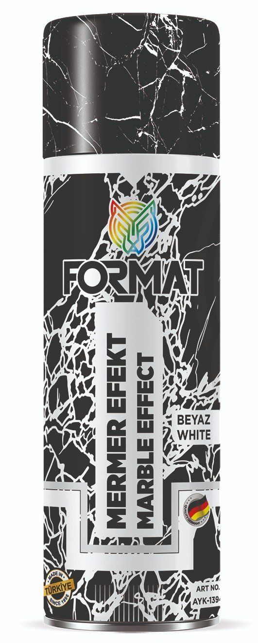 Format Marble Effect Spray Paint (White)