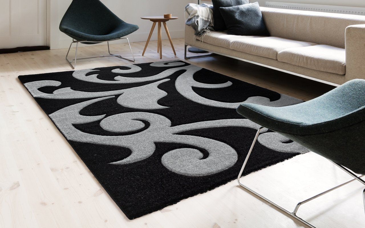 Patterned Modern Living Room and Lounge Carpet