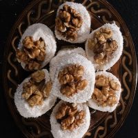 Sultan rolled Turkish Delight with walnut