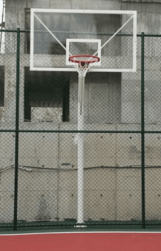 Basketball Hoop with Post