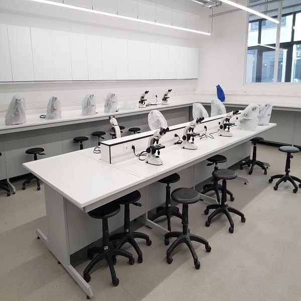 School Science Laboratory Tables